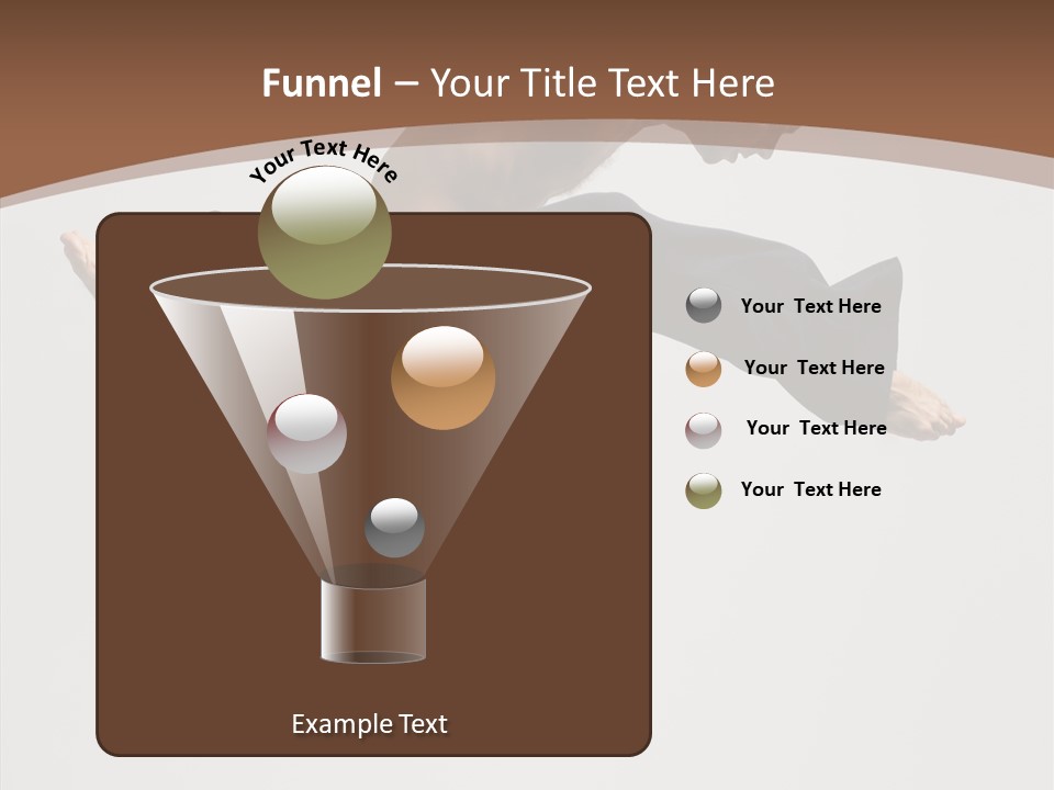 Fitness Pose Young PowerPoint Template