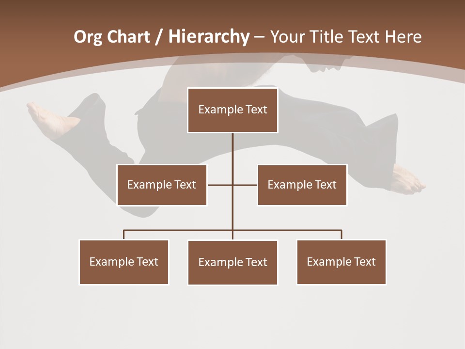 Fitness Pose Young PowerPoint Template