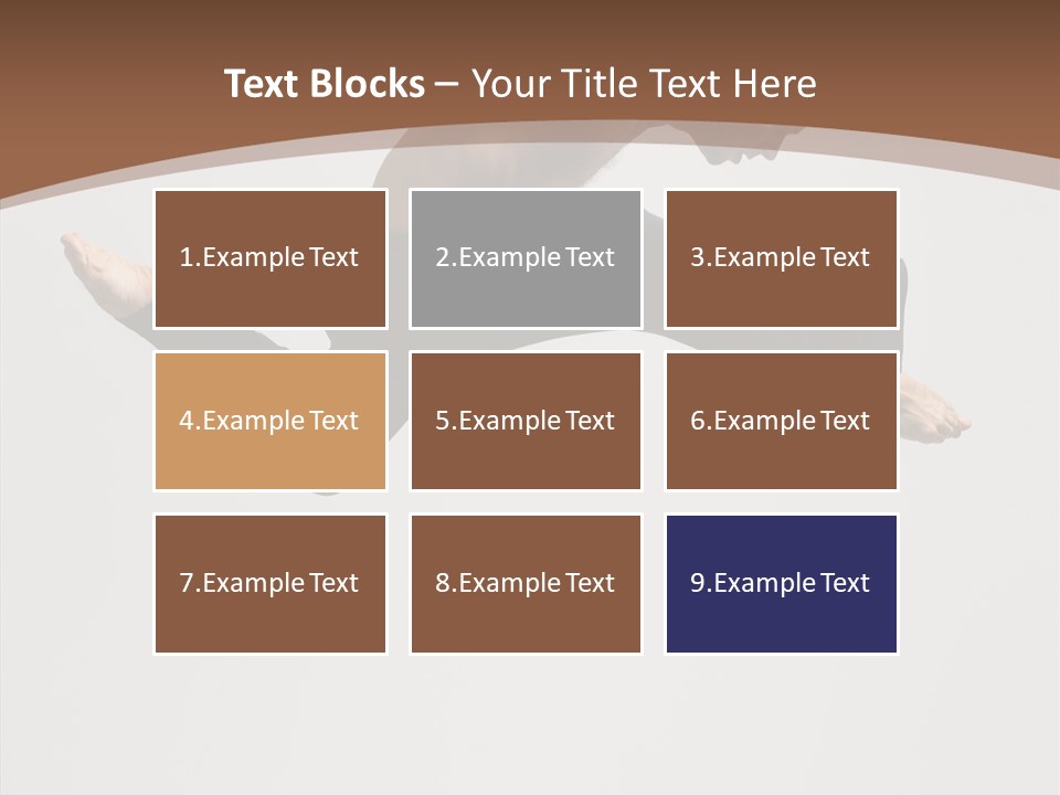 Fitness Pose Young PowerPoint Template