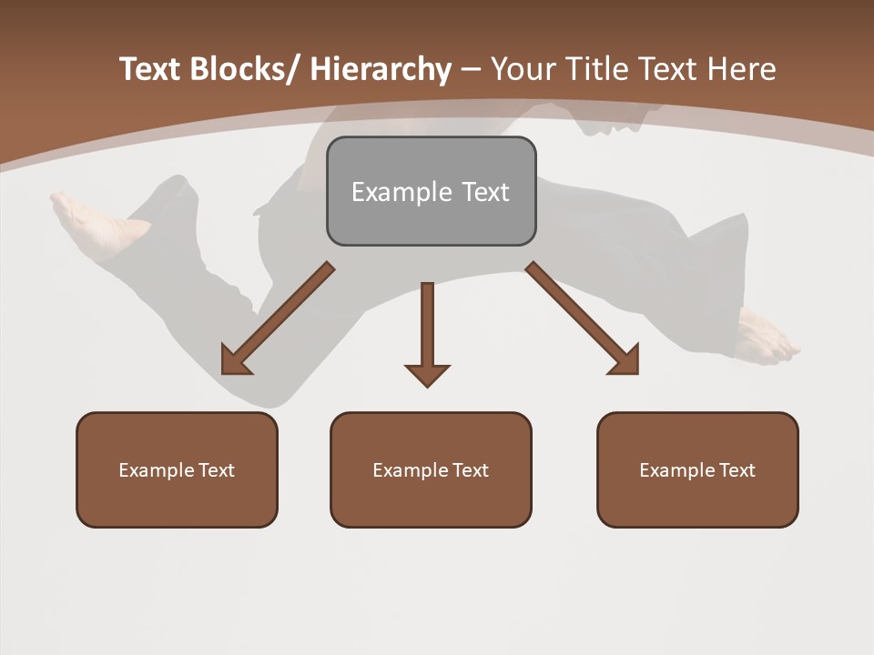 Fitness Pose Young PowerPoint Template