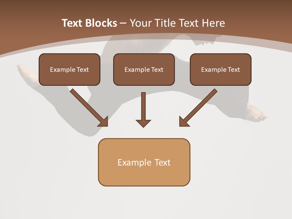 Fitness Pose Young PowerPoint Template