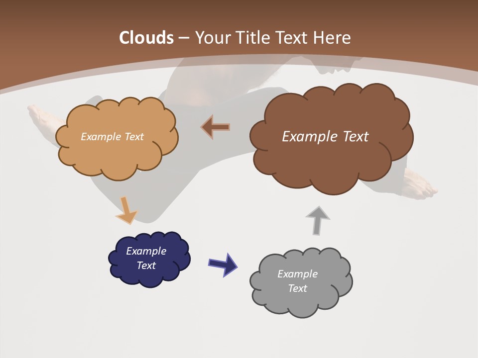 Fitness Pose Young PowerPoint Template