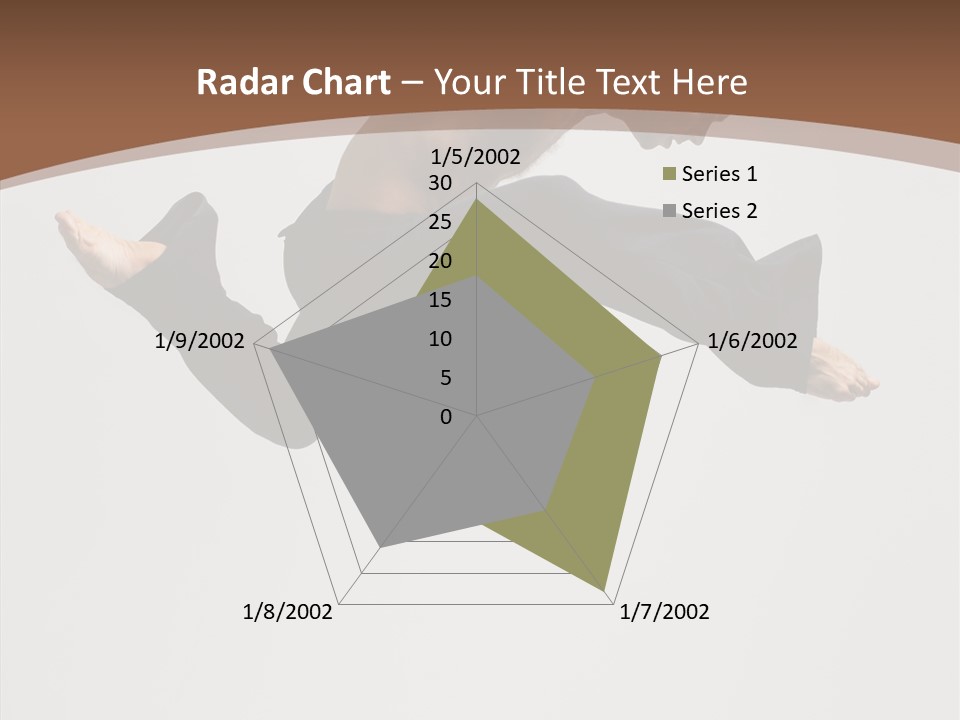 Fitness Pose Young PowerPoint Template