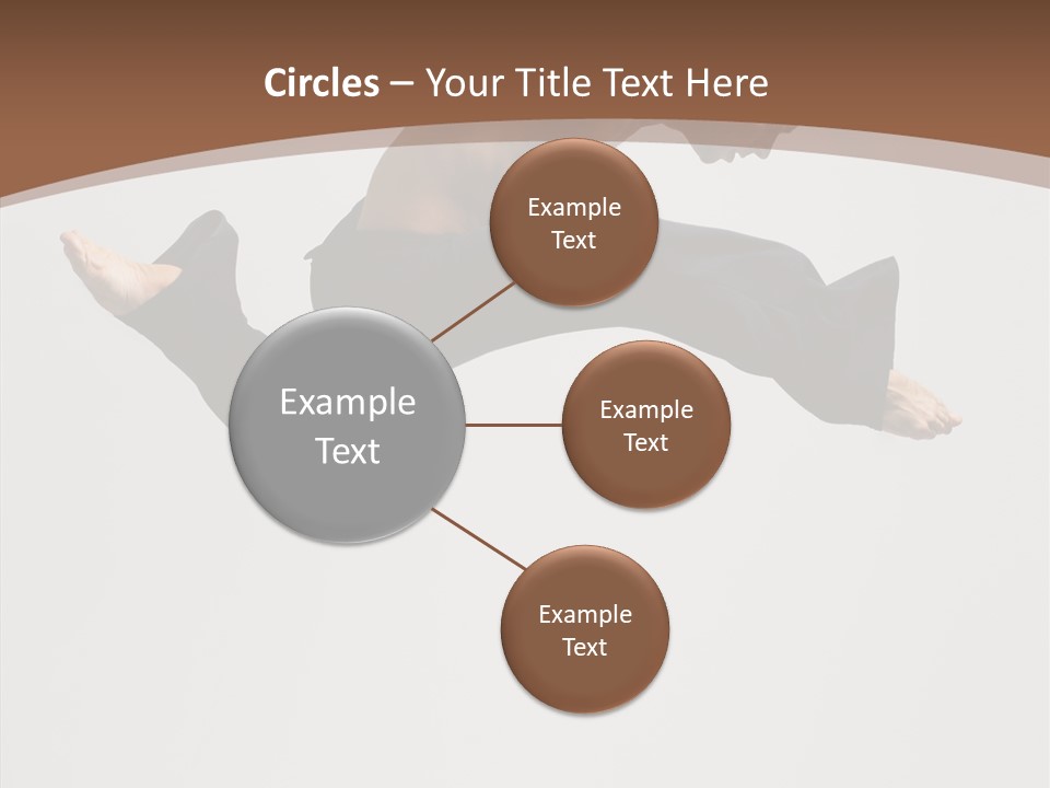 Fitness Pose Young PowerPoint Template