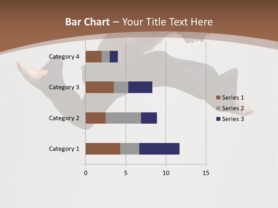 Fitness Pose Young PowerPoint Template