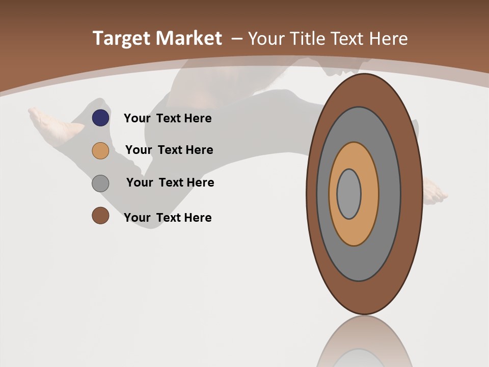 Fitness Pose Young PowerPoint Template