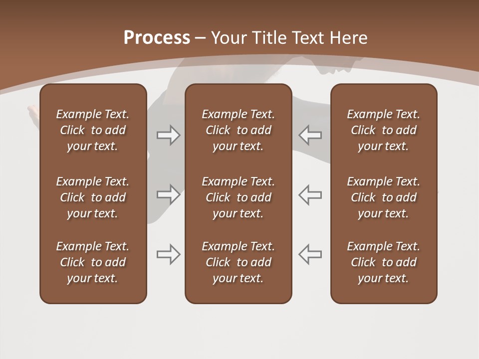 Fitness Pose Young PowerPoint Template