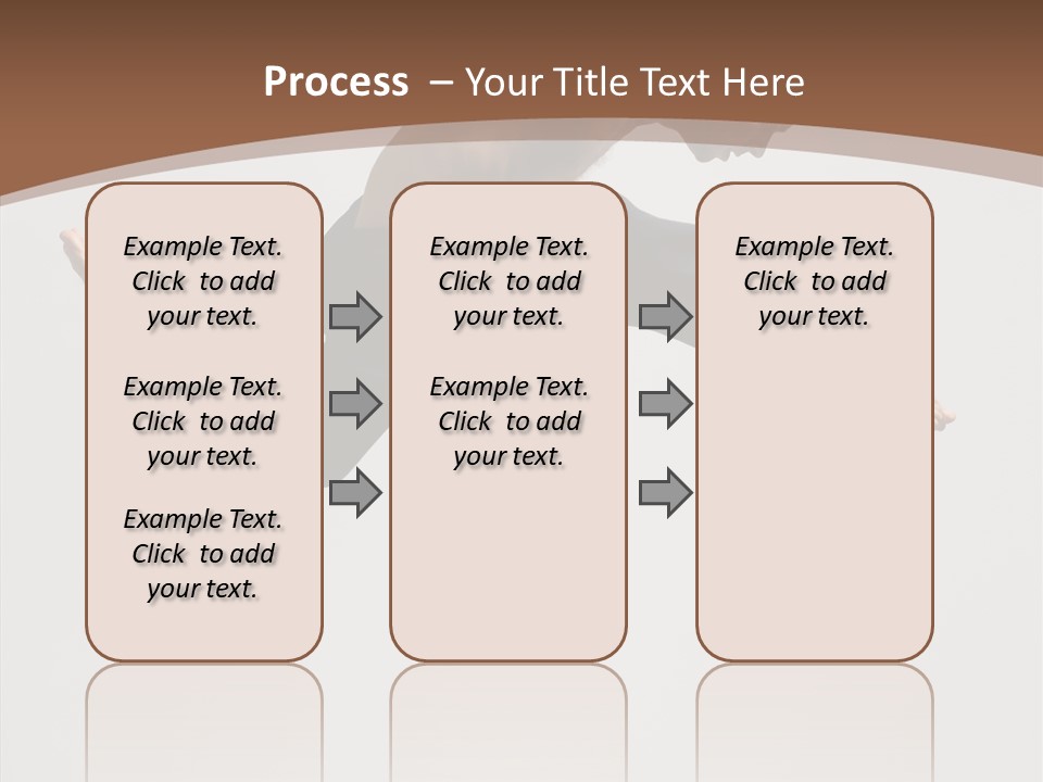 Fitness Pose Young PowerPoint Template