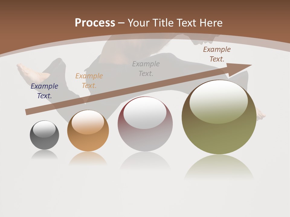 Fitness Pose Young PowerPoint Template