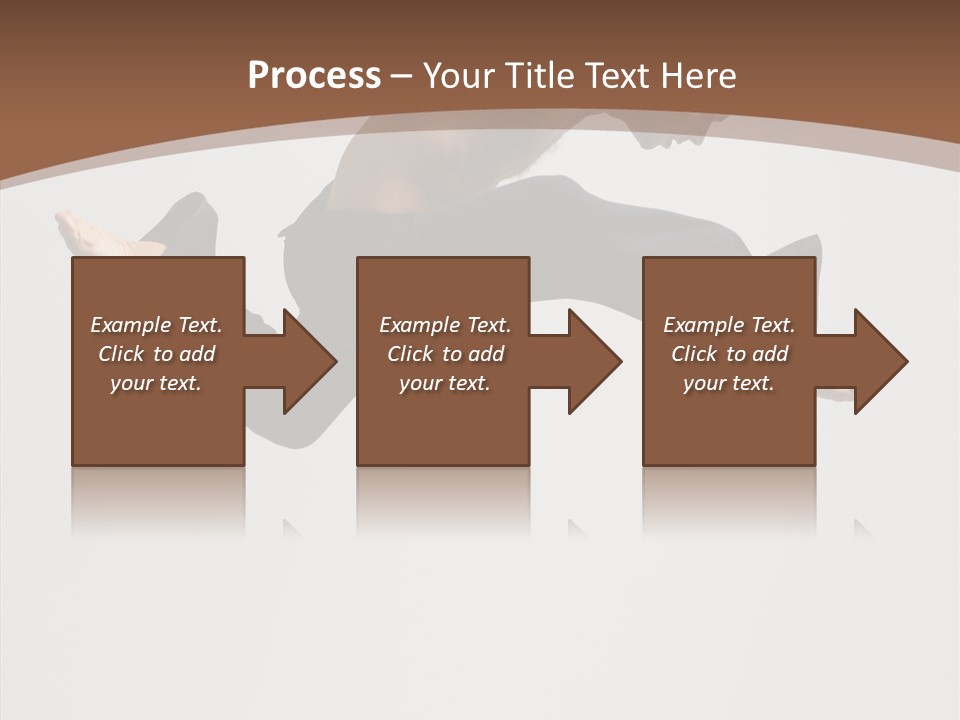 Fitness Pose Young PowerPoint Template