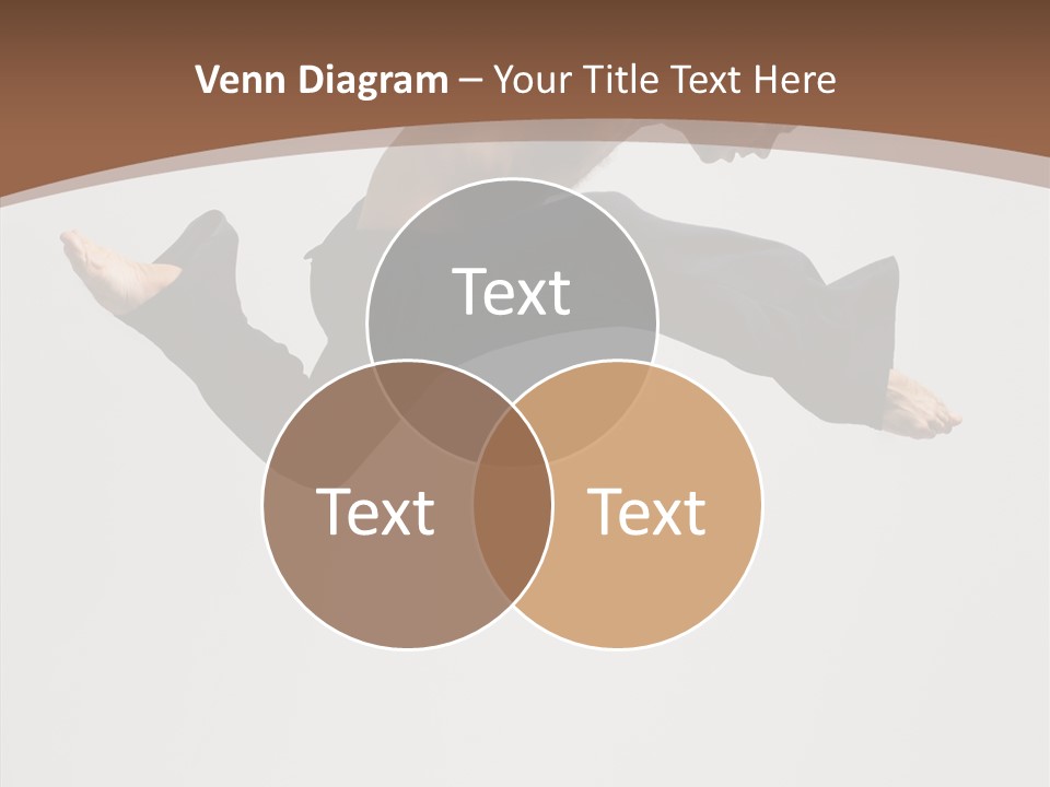 Fitness Pose Young PowerPoint Template