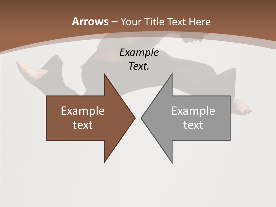 Fitness Pose Young PowerPoint Template
