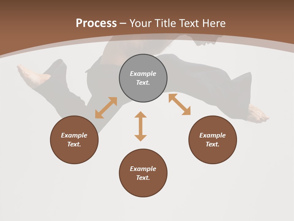 Fitness Pose Young PowerPoint Template