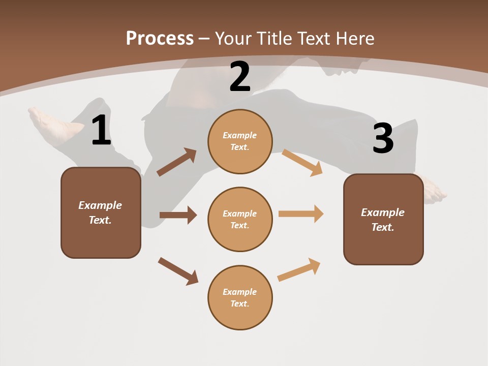 Fitness Pose Young PowerPoint Template