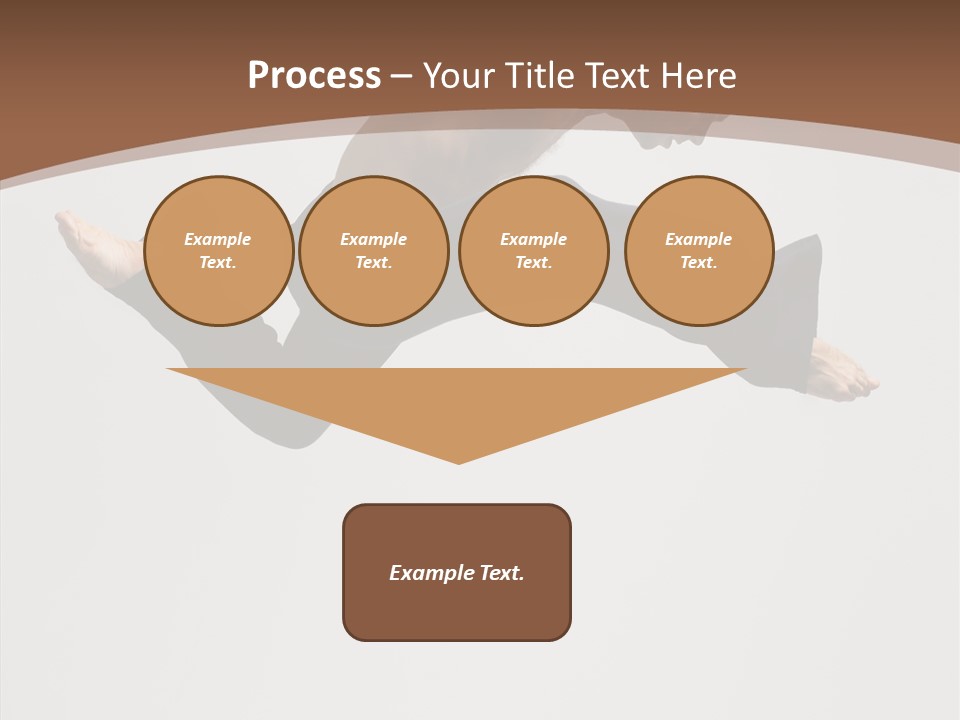Fitness Pose Young PowerPoint Template