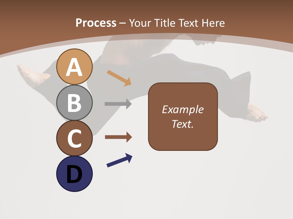 Fitness Pose Young PowerPoint Template