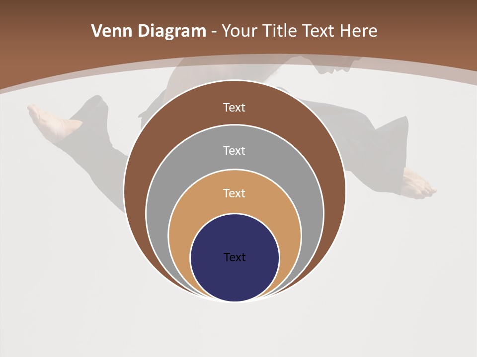 Fitness Pose Young PowerPoint Template