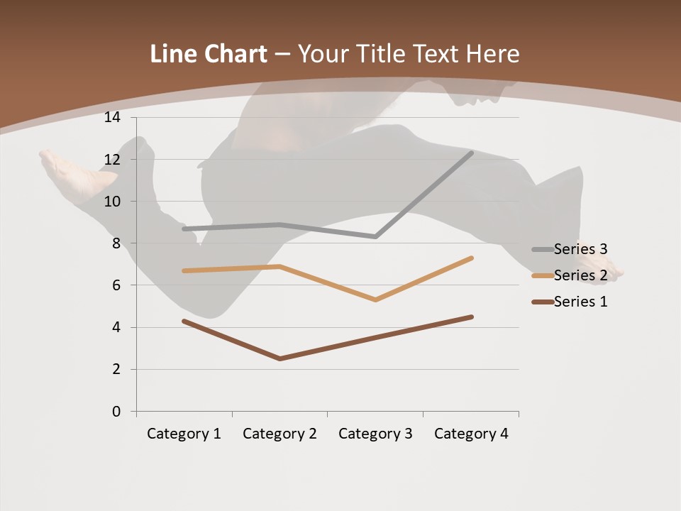 Fitness Pose Young PowerPoint Template