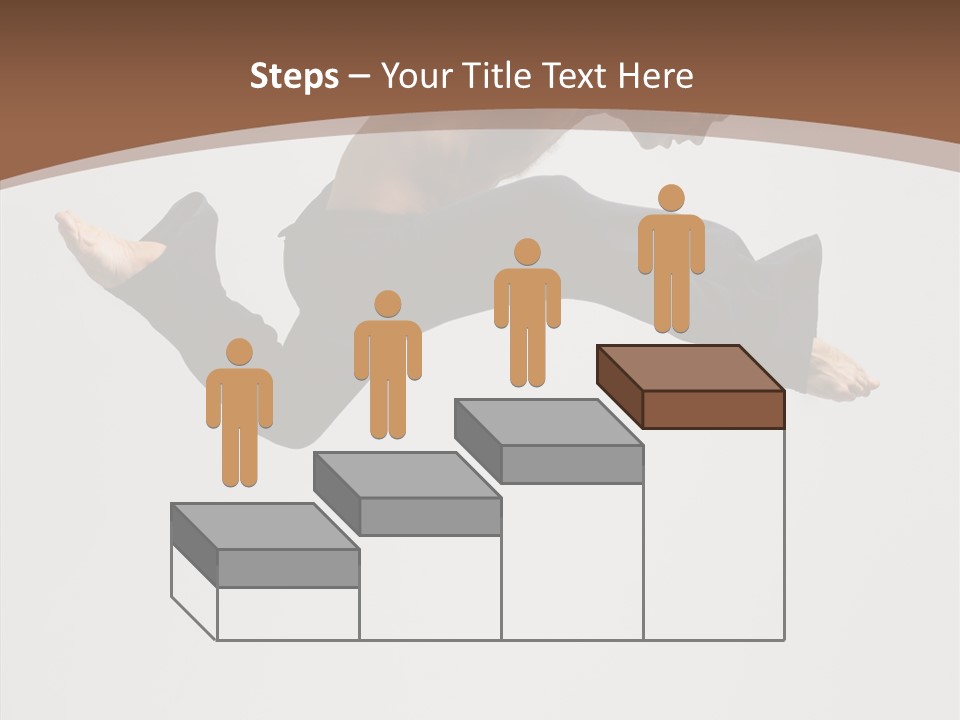 Fitness Pose Young PowerPoint Template