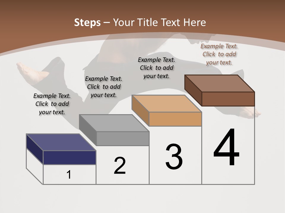 Fitness Pose Young PowerPoint Template