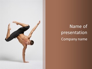 Dance Flexibility Style PowerPoint Template