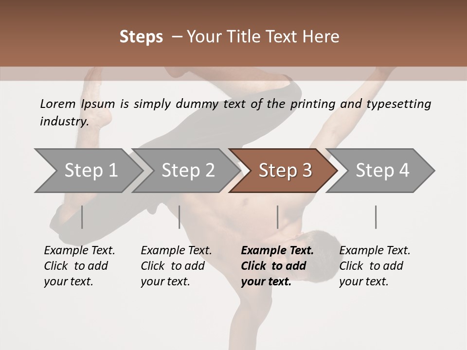 Dance Flexibility Style PowerPoint Template