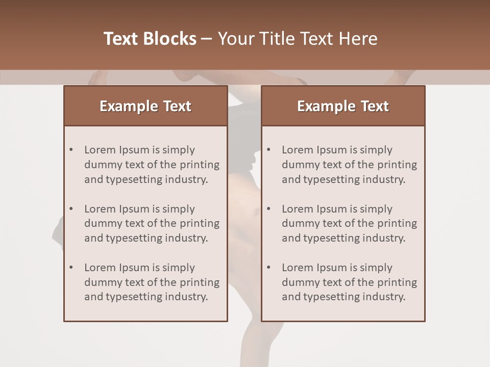 Dance Flexibility Style PowerPoint Template
