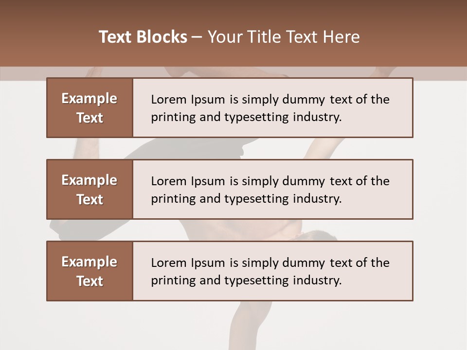 Dance Flexibility Style PowerPoint Template
