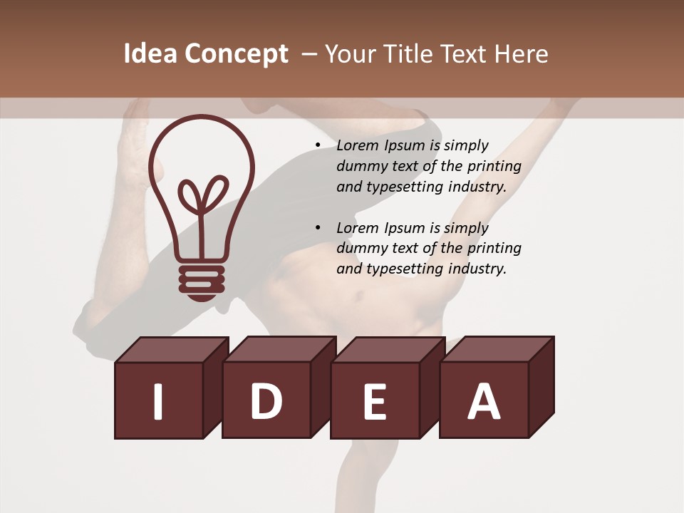 Dance Flexibility Style PowerPoint Template