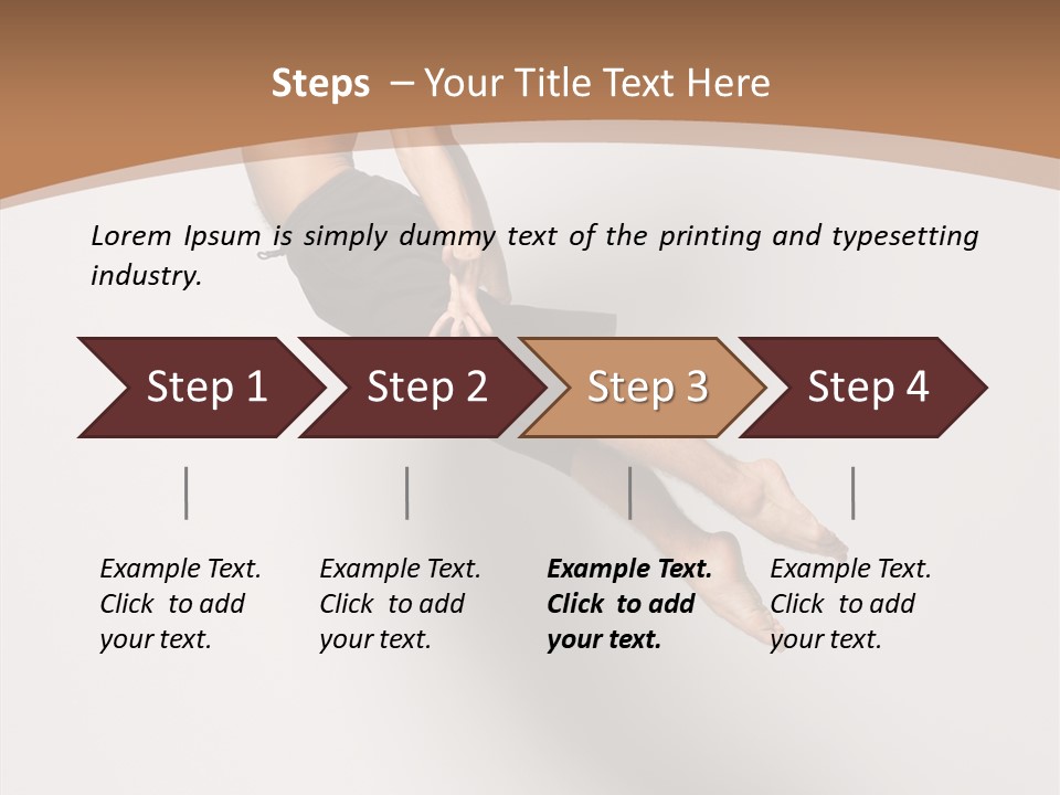 Fly Model Stunt PowerPoint Template