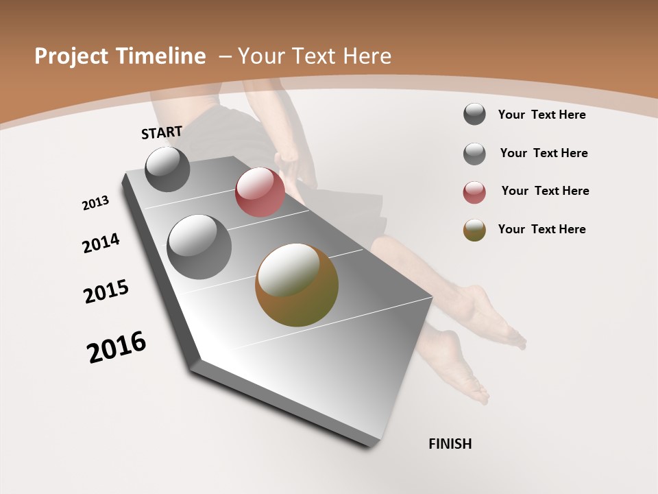 Fly Model Stunt PowerPoint Template