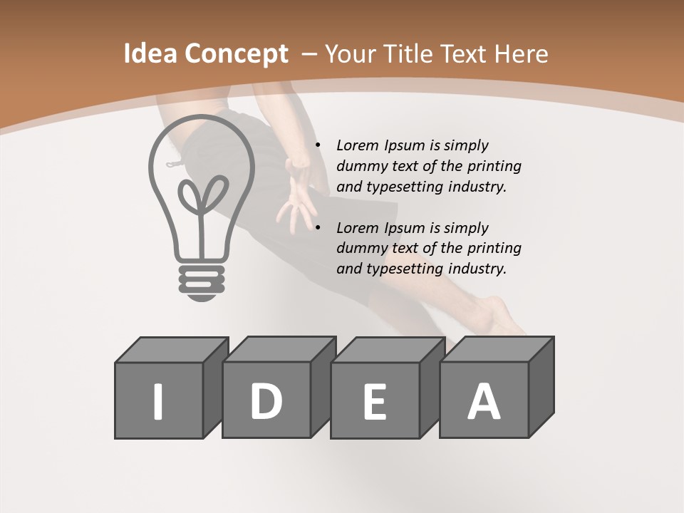 Fly Model Stunt PowerPoint Template