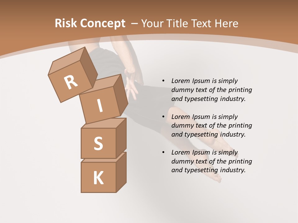 Fly Model Stunt PowerPoint Template