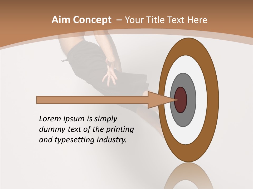 Fly Model Stunt PowerPoint Template