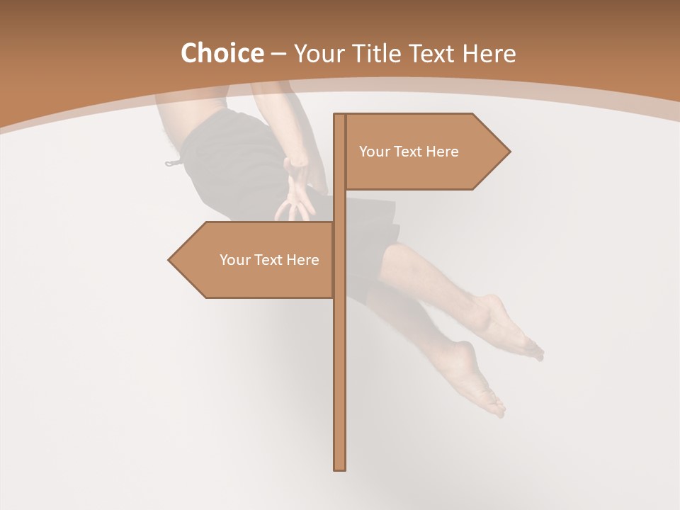 Fly Model Stunt PowerPoint Template