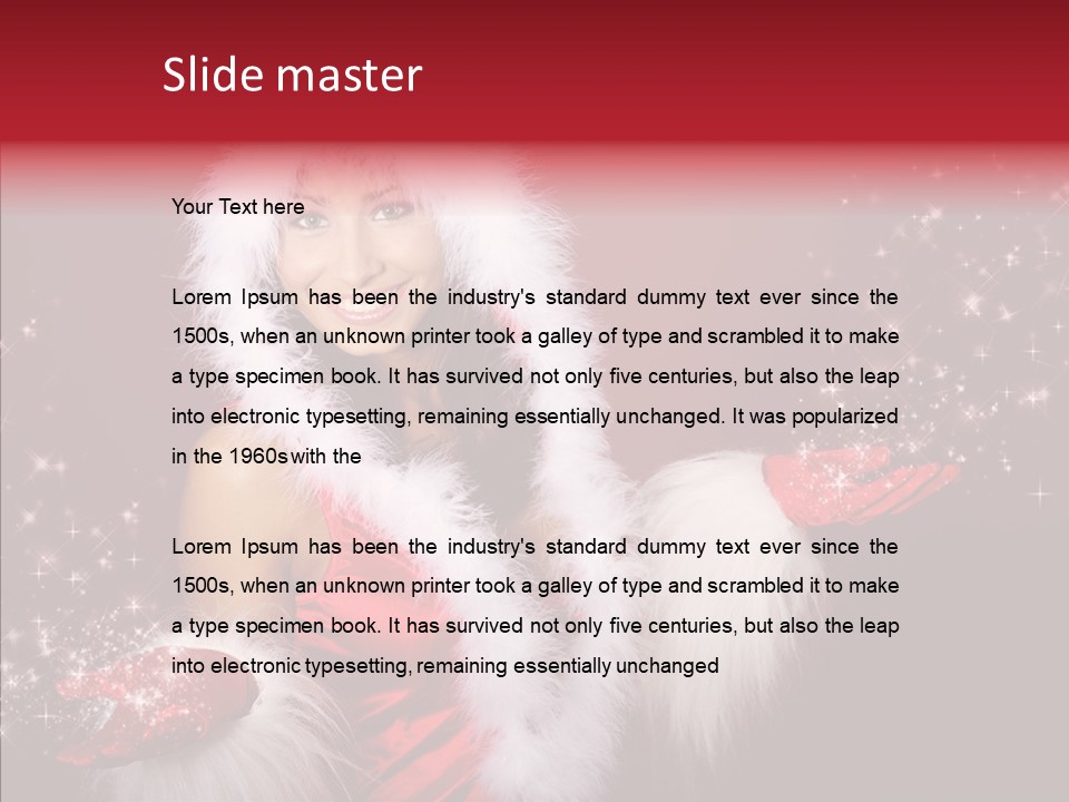 Beautiful Snow Attractive PowerPoint Template