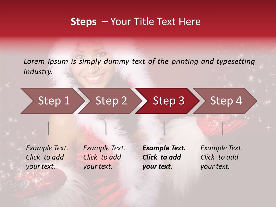 Beautiful Snow Attractive PowerPoint Template