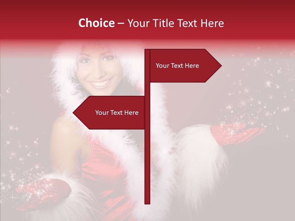 Beautiful Snow Attractive PowerPoint Template