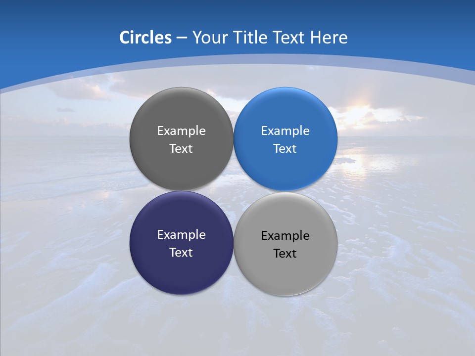 Landscape Holiday Sunny PowerPoint Template