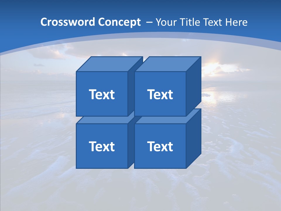 Landscape Holiday Sunny PowerPoint Template