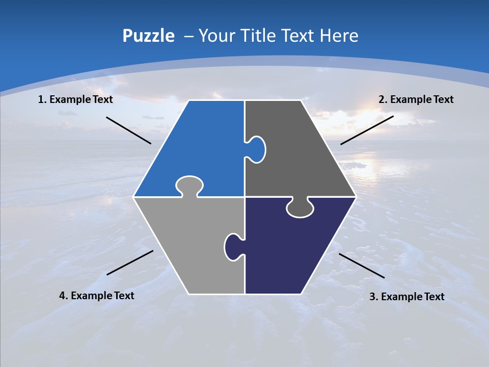 Landscape Holiday Sunny PowerPoint Template