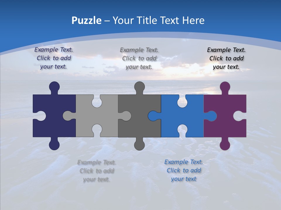 Landscape Holiday Sunny PowerPoint Template