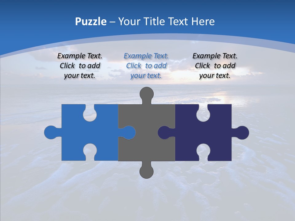 Landscape Holiday Sunny PowerPoint Template