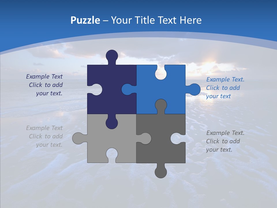 Landscape Holiday Sunny PowerPoint Template