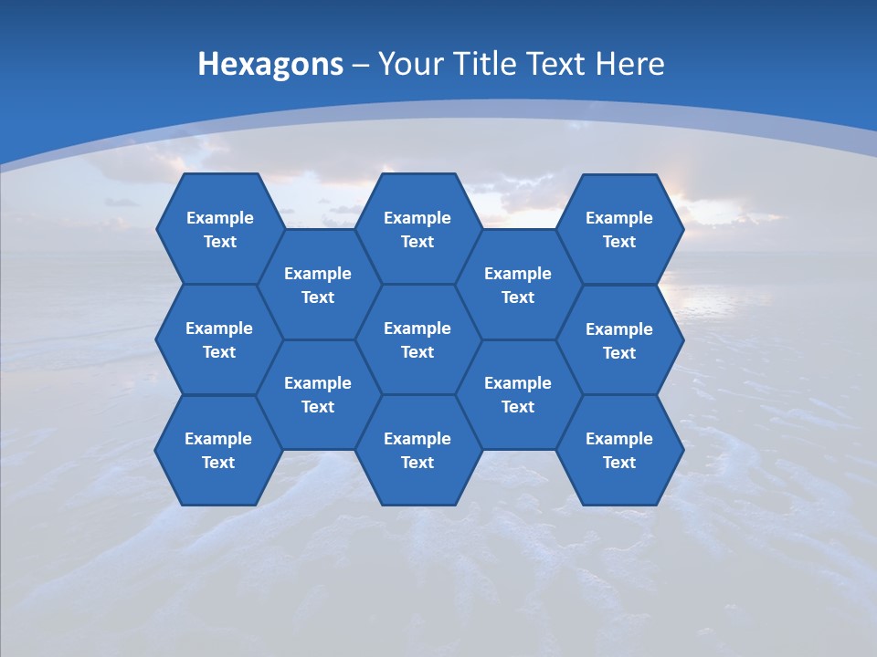 Landscape Holiday Sunny PowerPoint Template