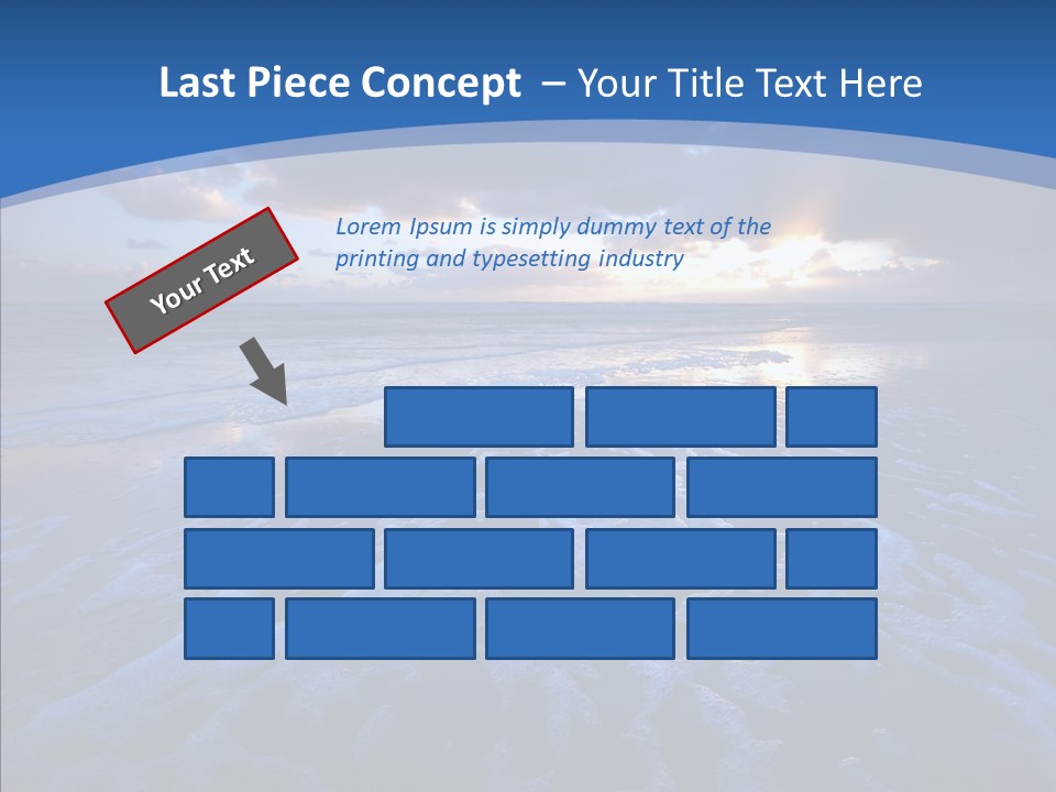 Landscape Holiday Sunny PowerPoint Template