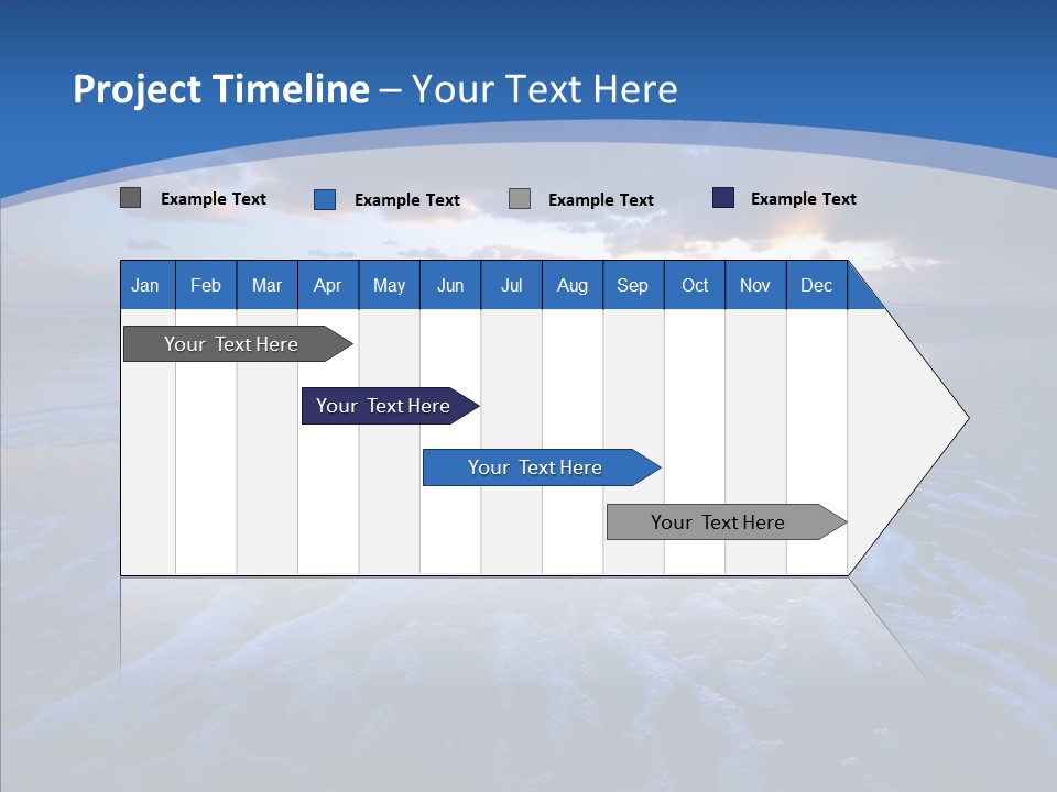 Landscape Holiday Sunny PowerPoint Template