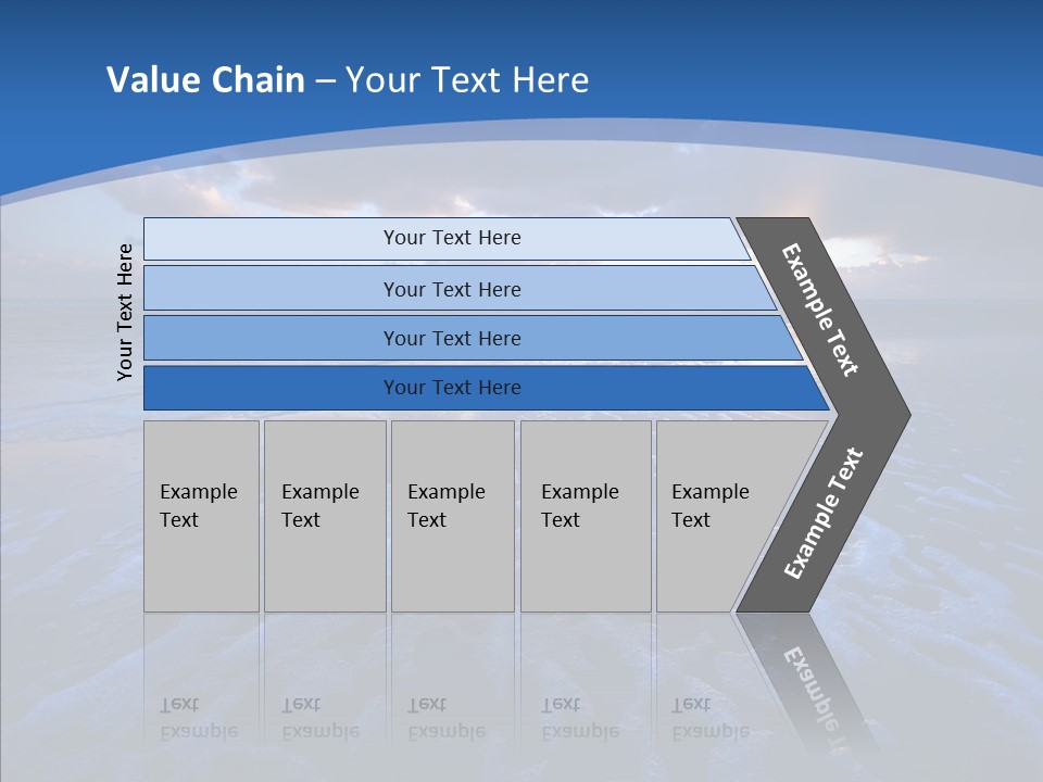 Landscape Holiday Sunny PowerPoint Template