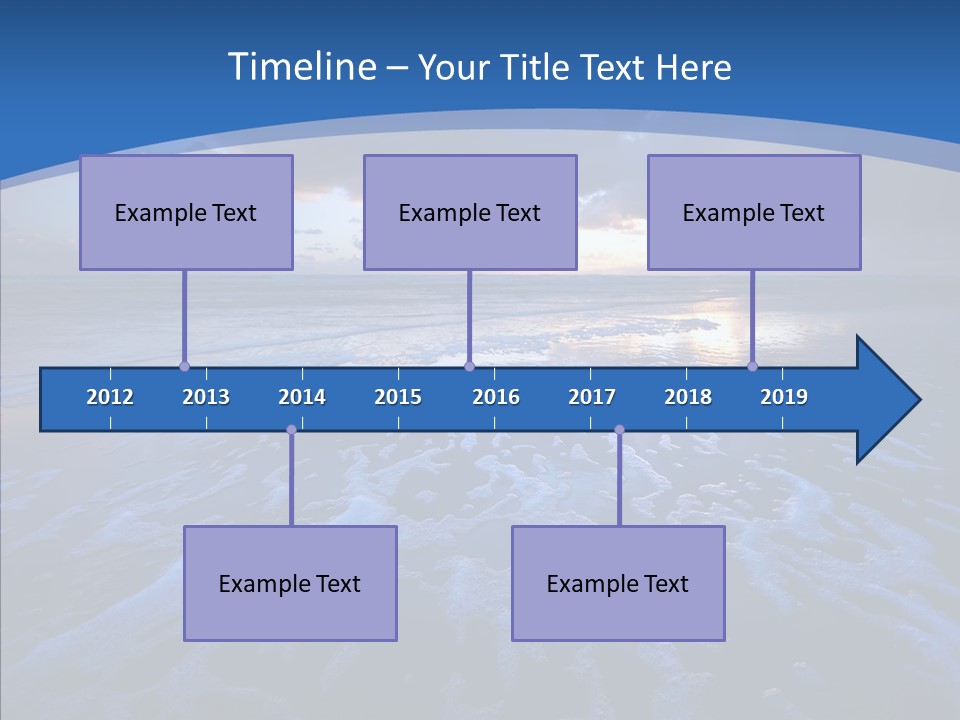 Landscape Holiday Sunny PowerPoint Template