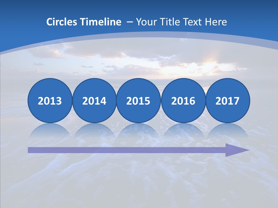 Landscape Holiday Sunny PowerPoint Template